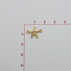 Conector Estrella de Mar 1 Oro Laminado Dije - Accesorios Rubi