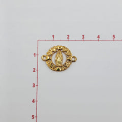 Conector Virgen de Gpe 1 Oro Laminado Dije - Accesorios Rubi