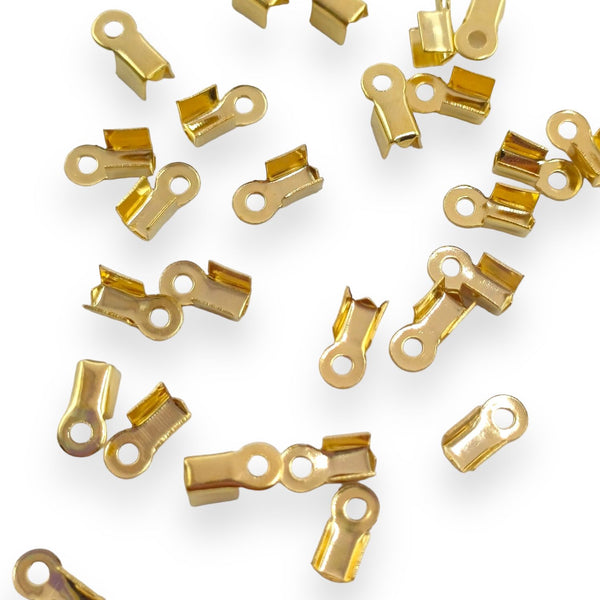 NUOBESTY 100 Pezzi Chiusura A Crimpare A Nastro Morsetti A - Foto 6