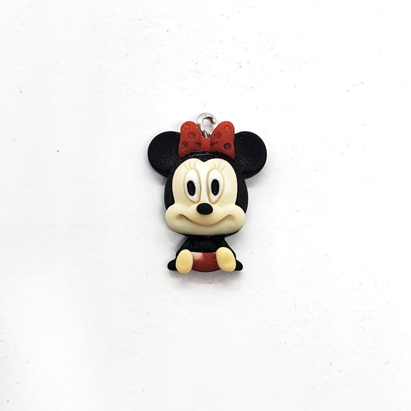 Dije Minnie Mouse Acrílico Dije - Accesorios Rubi