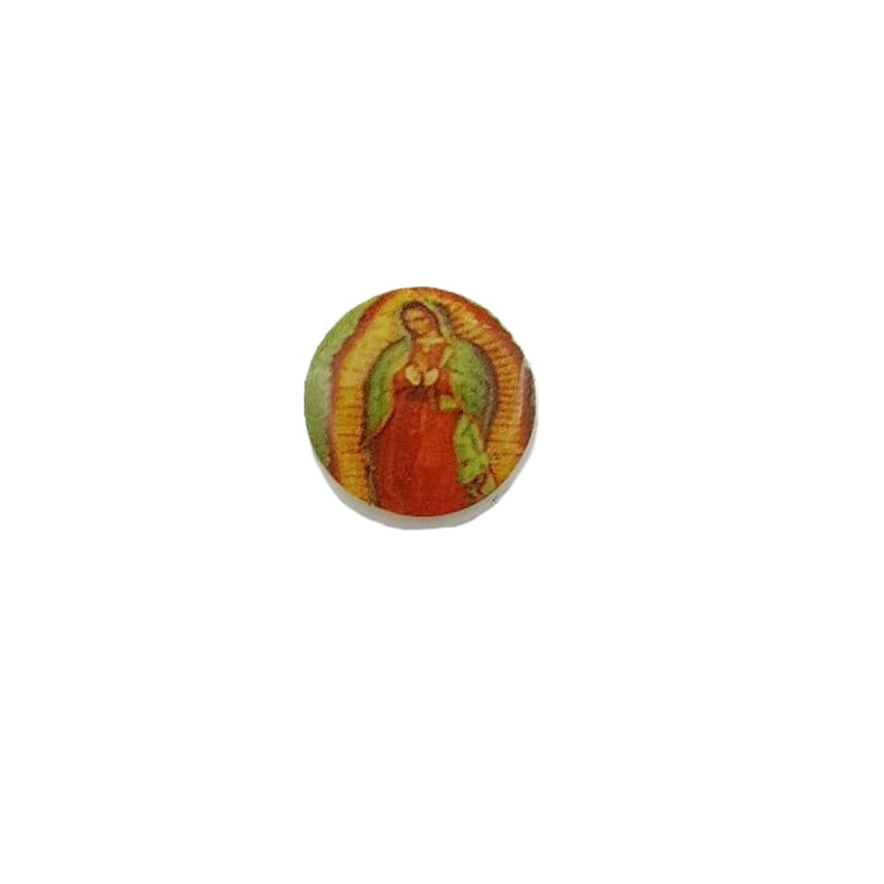 Dije Pastilla Virgen de Gpe de Acrílico acrilicos - Accesorios Rubi