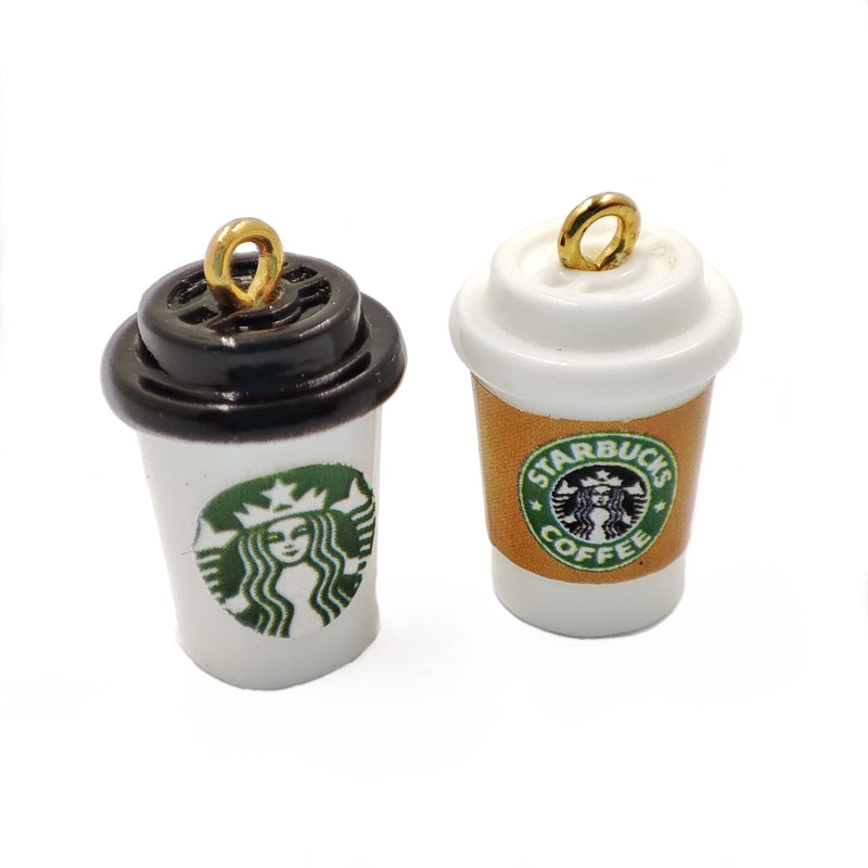 Dije Vaso Starbucks Un Ojal de Acrílico acrilicos - Accesorios Rubi