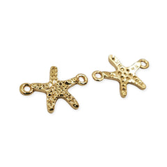 Conector Estrella de Mar 1 Oro Laminado Dije - Accesorios Rubi