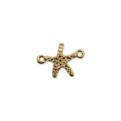 Conector Estrella de Mar 1 Oro Laminado Dije - Accesorios Rubi