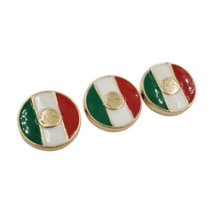 Dije Bandera de México Luneta Esmaltada Dije - Accesorios Rubi