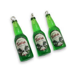 Dije Botella Cerveza Toña de Resina Dije - Accesorios Rubi