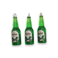 Dije Botella Cerveza Toña de Resina Dije - Accesorios Rubi