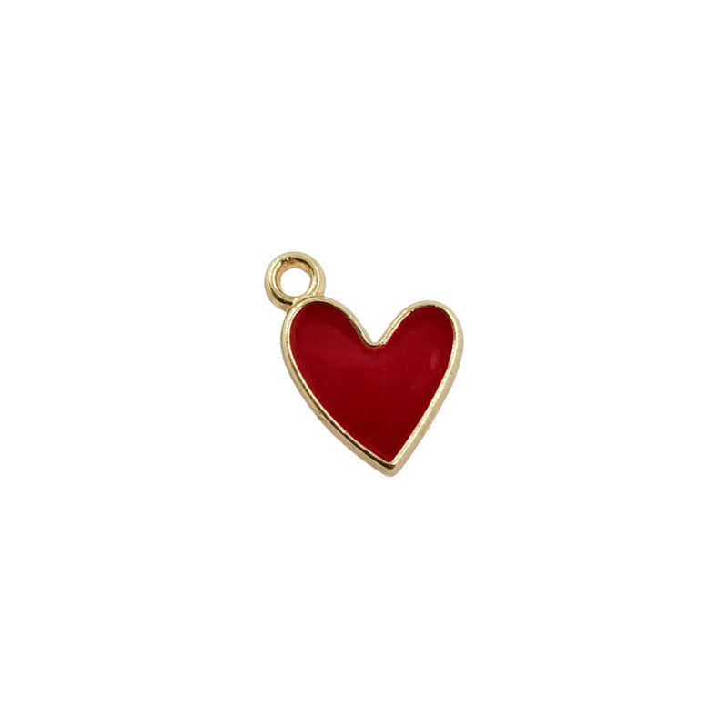 Dije Corazón Rojo 18K Dije - Accesorios Rubi