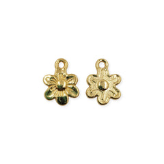 Dije Flor Chica Oro Laminado Dije - Accesorios Rubi