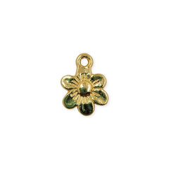 Dije Flor Chica Oro Laminado Dije - Accesorios Rubi