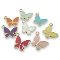 Dije Mariposa Lisa Esmaltada Dije - Accesorios Rubi