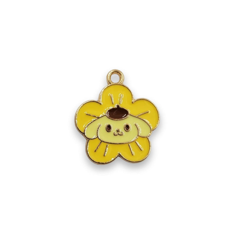 Dije Pompompurin Flor Esmaltado Dije - Accesorios Rubi