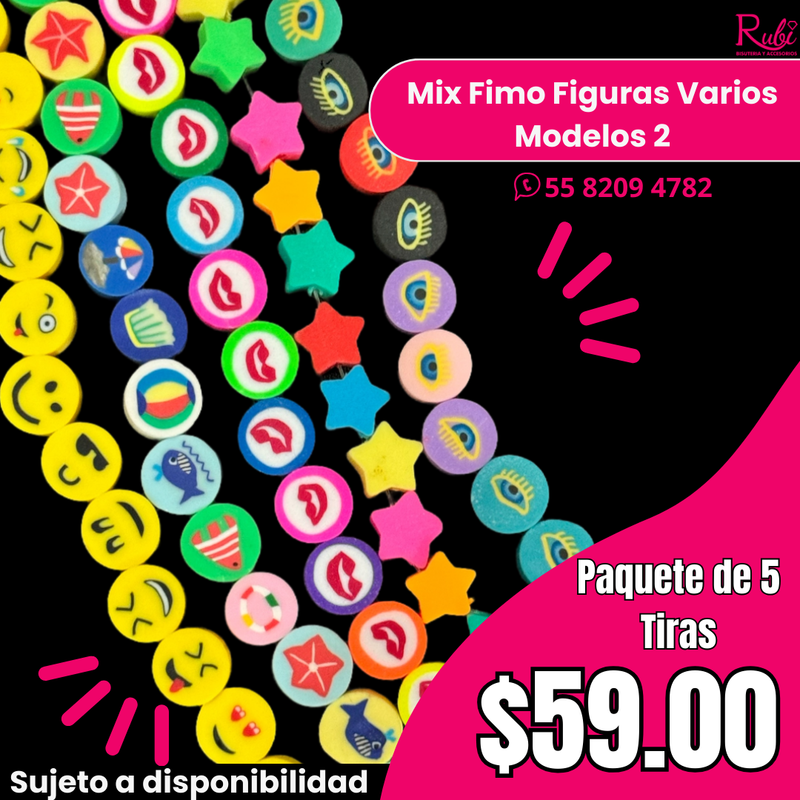 Mix Fimo Figuras Varios Modelos 2