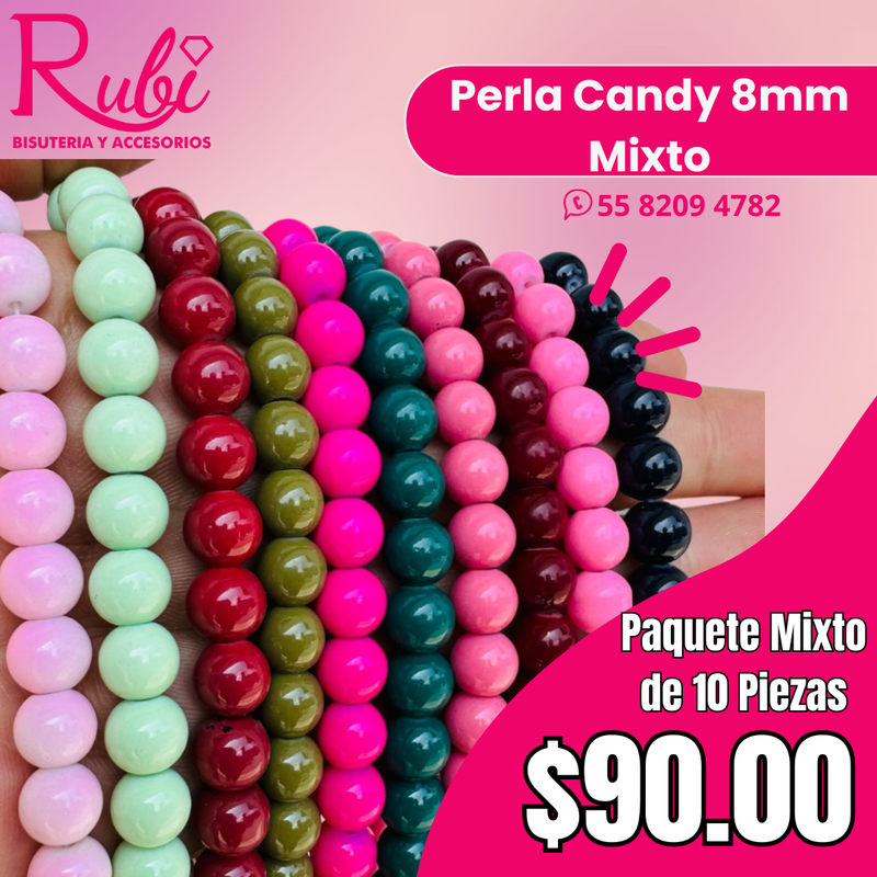 Mix Perla Candy 8mm