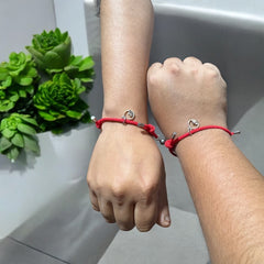 Duo Pulsera con Imán para Pareja