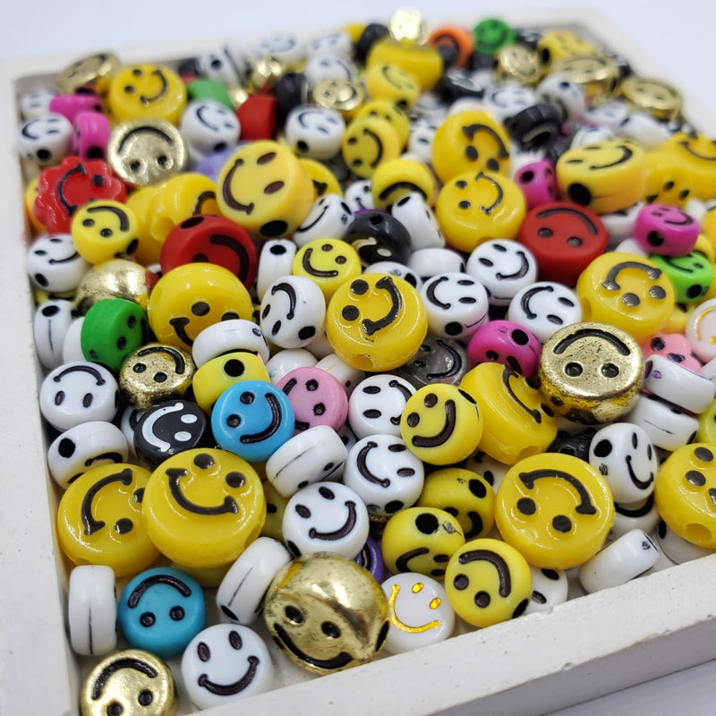 Mix Carita Feliz de Acrílico Dije - Accesorios Rubi