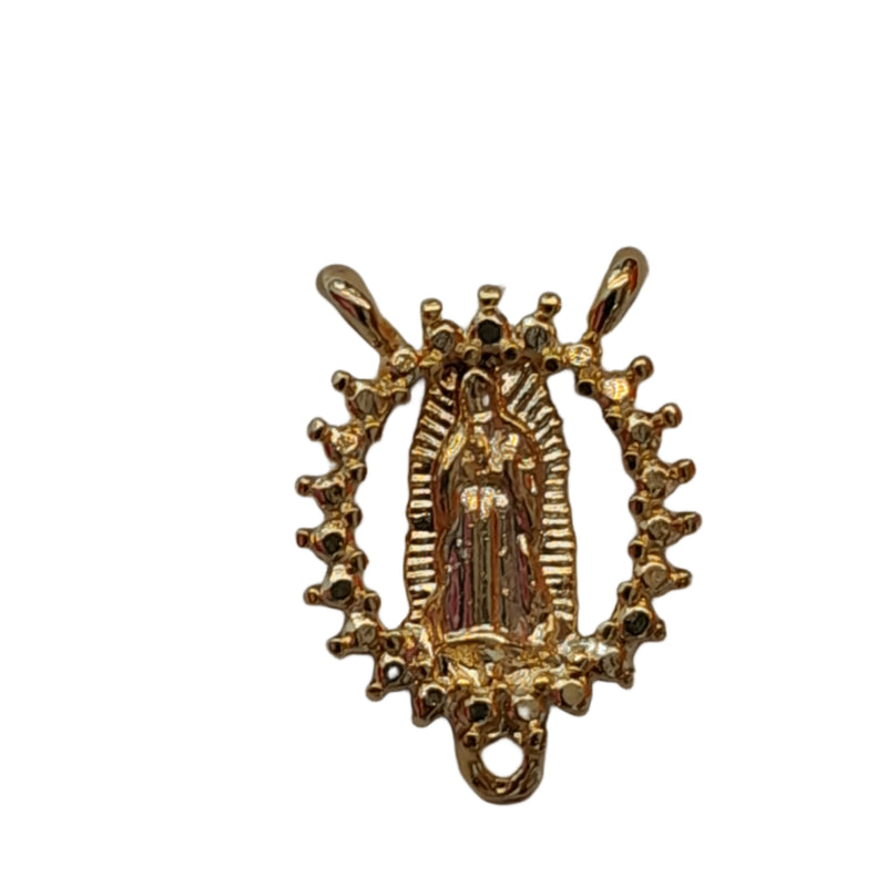 Dije Tripie Virgen de Guadalupe 24K Dije - Accesorios Rubi