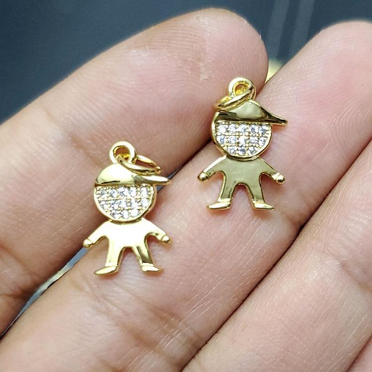 Dije Niño 1 Micropave Chapa Dije - Accesorios Rubi