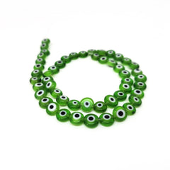 Ojo turco plano o luneta verde manzana Ojo turco - Accesorios Rubi