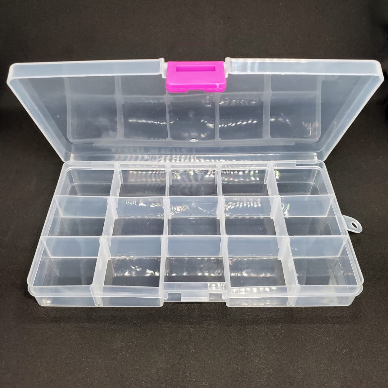 Caja Organizadora Transparente con 15 Divisiones