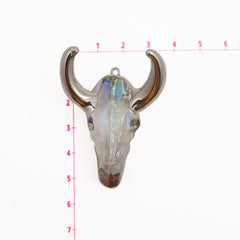 Dije Cabeza de Toro de Cristal acrilicos - Accesorios Rubi