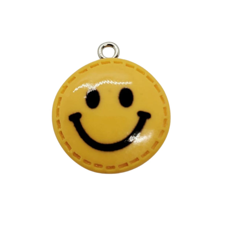 Dije Carita Feliz de Arcilla Dije - Accesorios Rubi