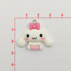 Dije Cinnamoroll Moño Rosa de Arcilla Dije - Accesorios Rubi