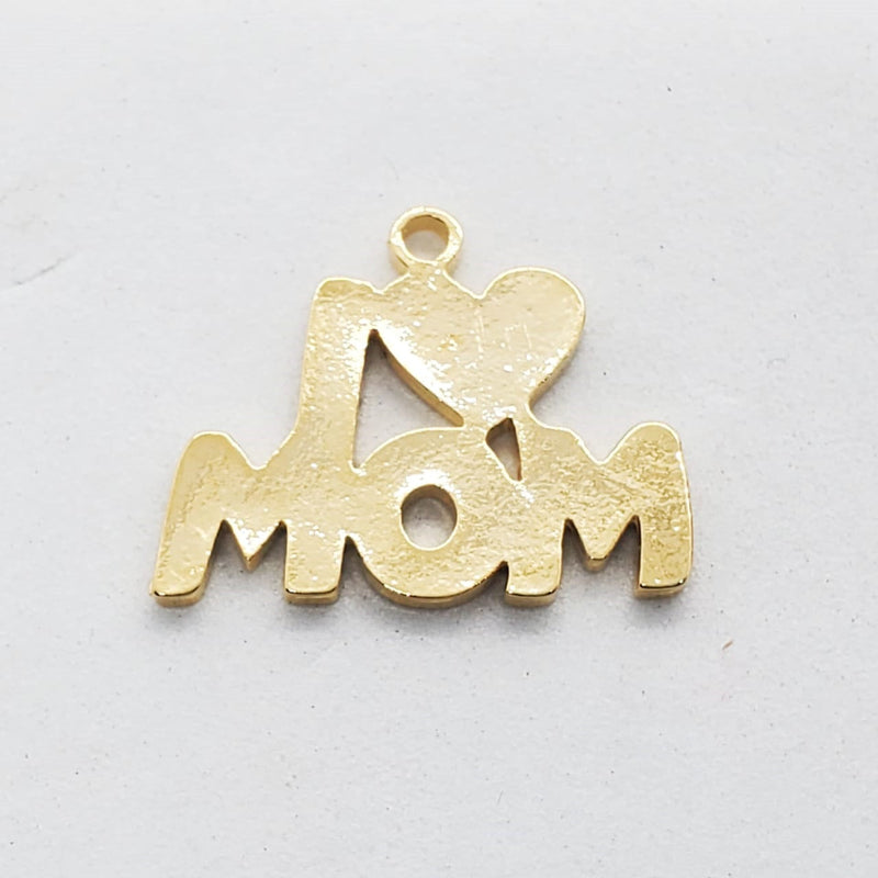 Dije I Love Mom 24K Dije - Accesorios Rubi