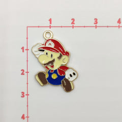 Dije Mario Bros Esmaltado de Metal Dije - Accesorios Rubi