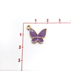 Dije Mariposa Lisa Esmaltada Dije - Accesorios Rubi