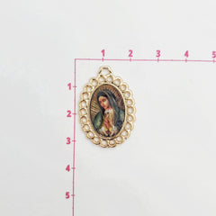 Dije Medalla Oval Catrina 18K Para Bordar Dije - Accesorios Rubi