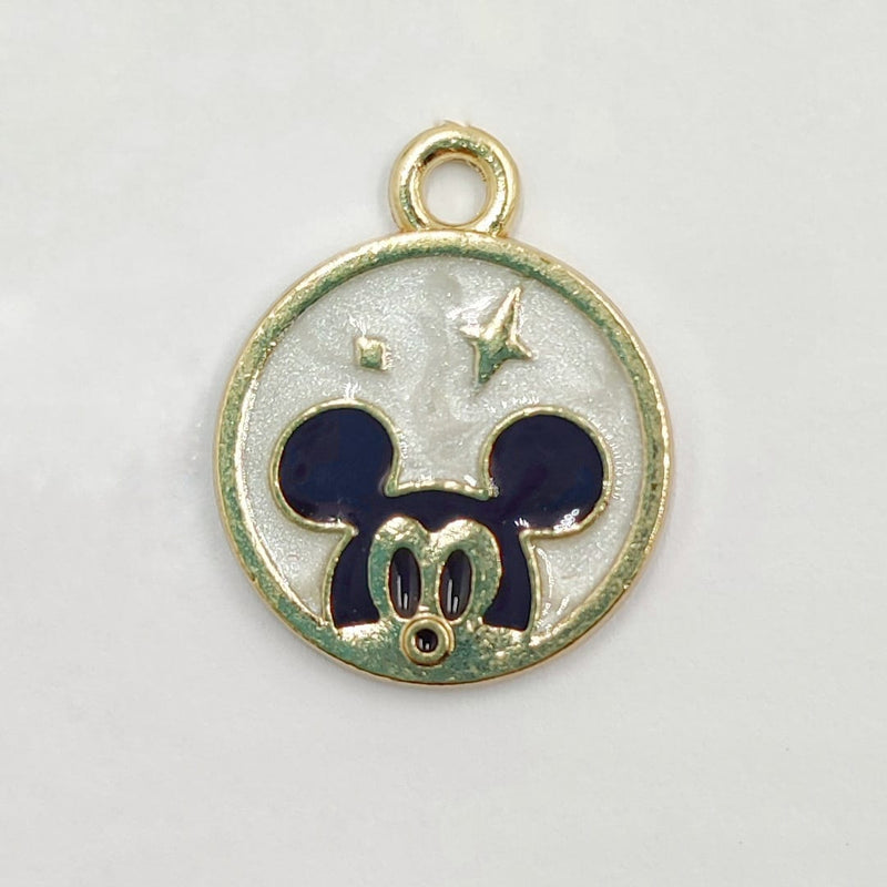 Dije Mickey Mouse Esmaltado de Metal Dije - Accesorios Rubi