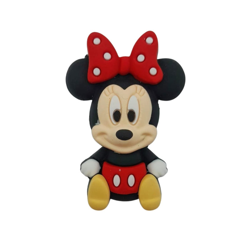 Dije Minnie Mouse de Goma Dije - Accesorios Rubi