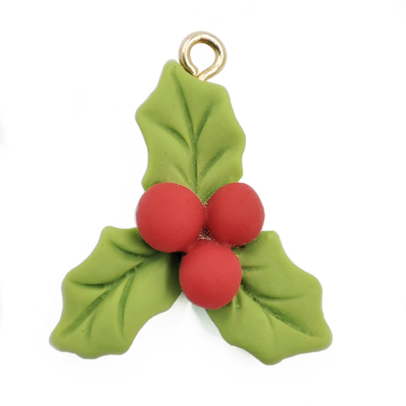 Dije Muérdago Navideño de Arcilla Dije - Accesorios Rubi