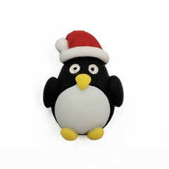 Dije Pingüino Navideño de Arcilla Dije - Accesorios Rubi