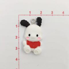 Dije Pochacco Rojo de Arcilla Dije - Accesorios Rubi