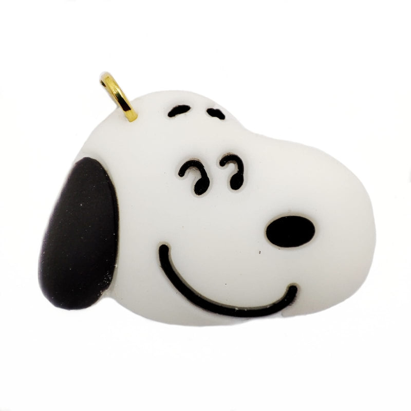 Dije Snoopy de Goma Dije - Accesorios Rubi