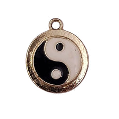 Dije Yin Yang Un Ojal 18K Dije - Accesorios Rubi