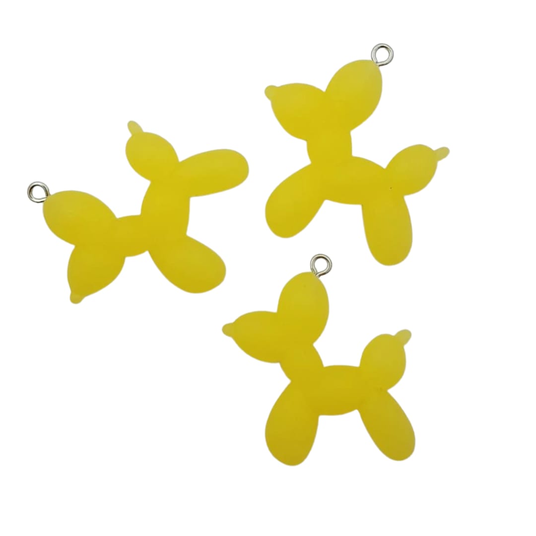 Dije Globo Perrito de Acrílico Dije - Accesorios Rubi