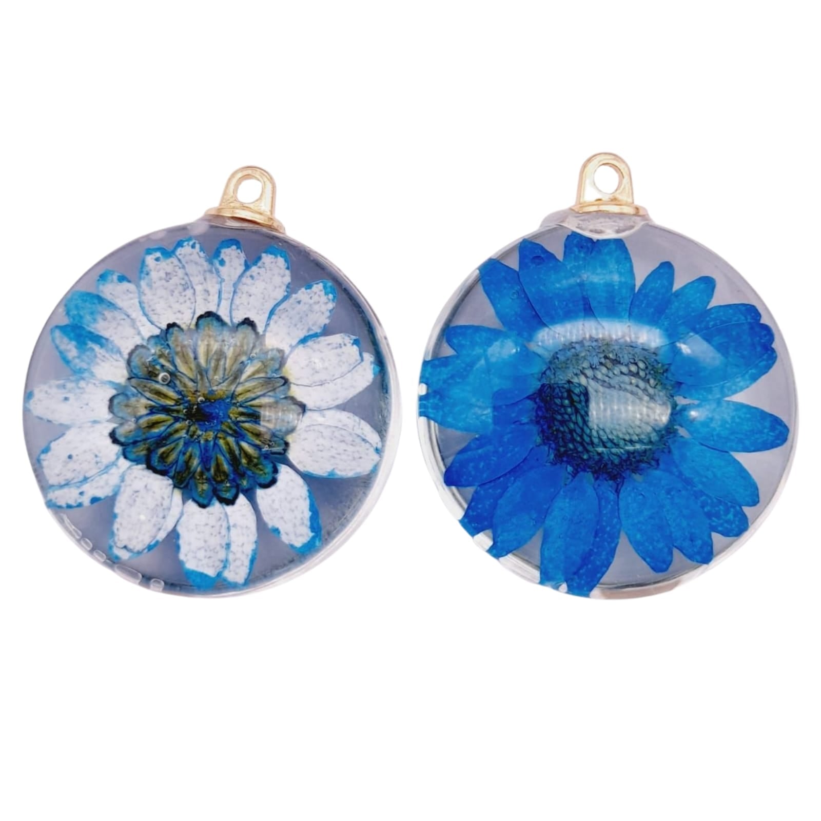 Dije Magarita Encapsulada de Cristal acrilicos - Accesorios Rubi