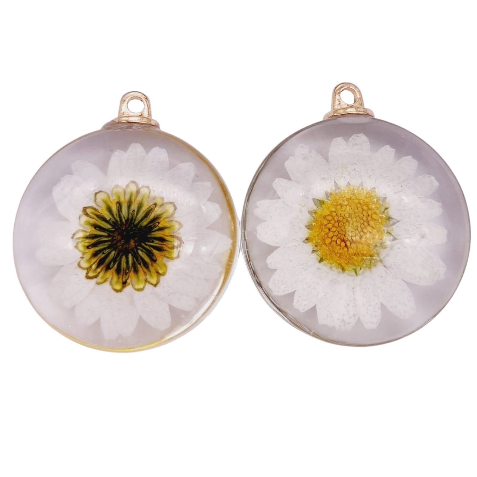 Dije Magarita Encapsulada de Cristal acrilicos - Accesorios Rubi