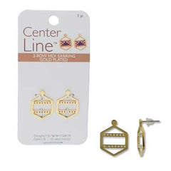 Poste Hexagonal para Aretes para Miyuki de Acero Inoxidable Complementos - Accesorios Rubi