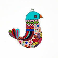 Dije Alebrije de Pajarito Esmaltado Dije - Accesorios Rubi