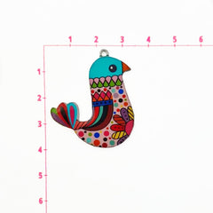 Dije Alebrije de Pajarito Esmaltado Dije - Accesorios Rubi