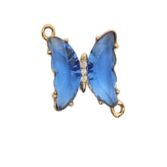 Dije Mariposa con Cristal 18K Dije - Accesorios Rubi