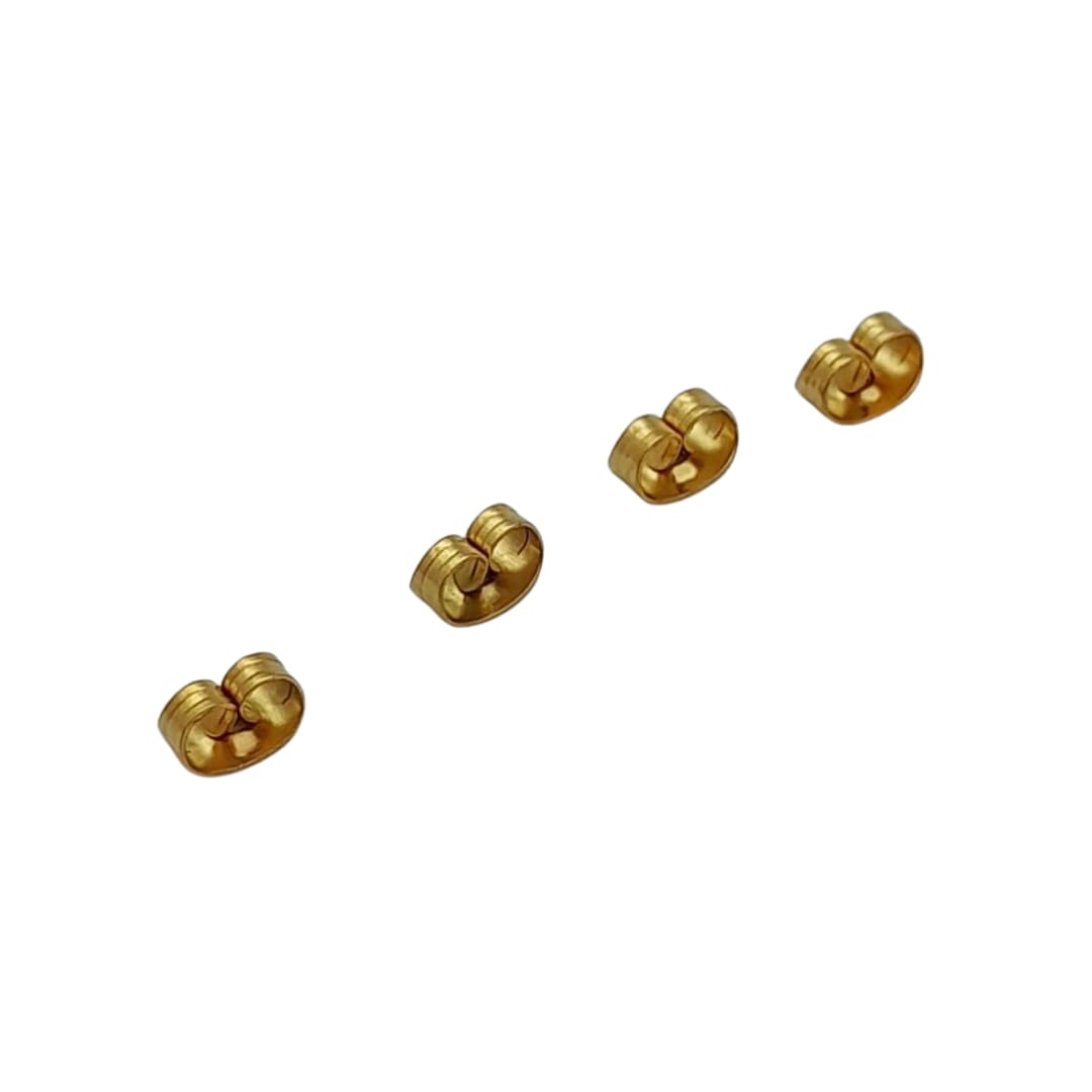 Oferta Cheriswelry 30 piezas de acero inoxidable para pendientes dorados,  15 estilos con mariposa de seguridad, kit de aretes para hacer joyas y  regalos