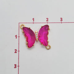 Dije Mariposa con Cristal 18K Dije - Accesorios Rubi